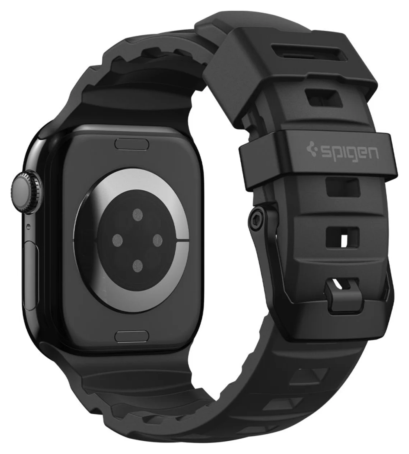 Spigen WBS2 - Apple Watch 1-11/SE/Ultra Bandje - 49/46/45/44/42MM - Zwart afbeelding 12