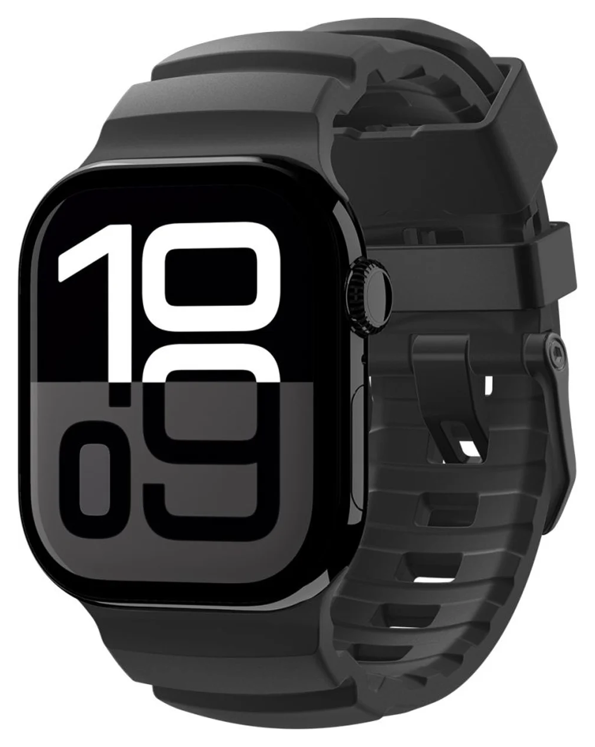 Spigen WBS2 - Apple Watch 1-11/SE/Ultra Bandje - 49/46/45/44/42MM - Zwart afbeelding 2