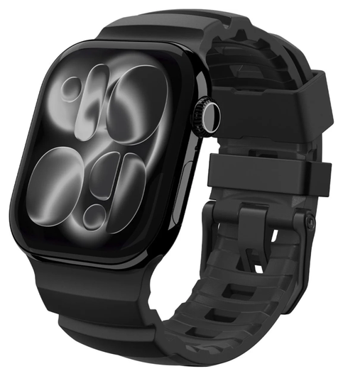 Spigen WBS2 - Apple Watch 1-11/SE/Ultra Bandje - 49/46/45/44/42MM - Zwart afbeelding 1