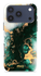 MIO MagSafe iPhone 17 Pro Hoesje Hard Shell Back Cover Green Marble