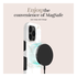 MIO MagSafe iPhone 17 Pro Hoesje Hard Shell Back Cover White Marble afbeelding 3