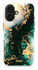 MIO MagSafe iPhone 17 Hoesje Hard Shell Back Cover Green Marble