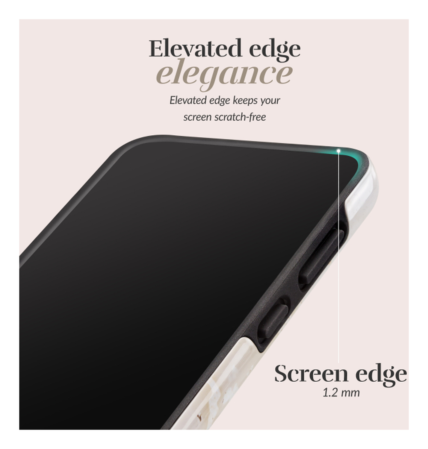 MIO MagSafe Samsung Galaxy S25 FE Hoesje Hard Shell Back Cover Gold Marble afbeelding 6
