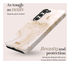 MIO MagSafe Samsung Galaxy S25 FE Hoesje Hard Shell Back Cover Gold Marble afbeelding 2