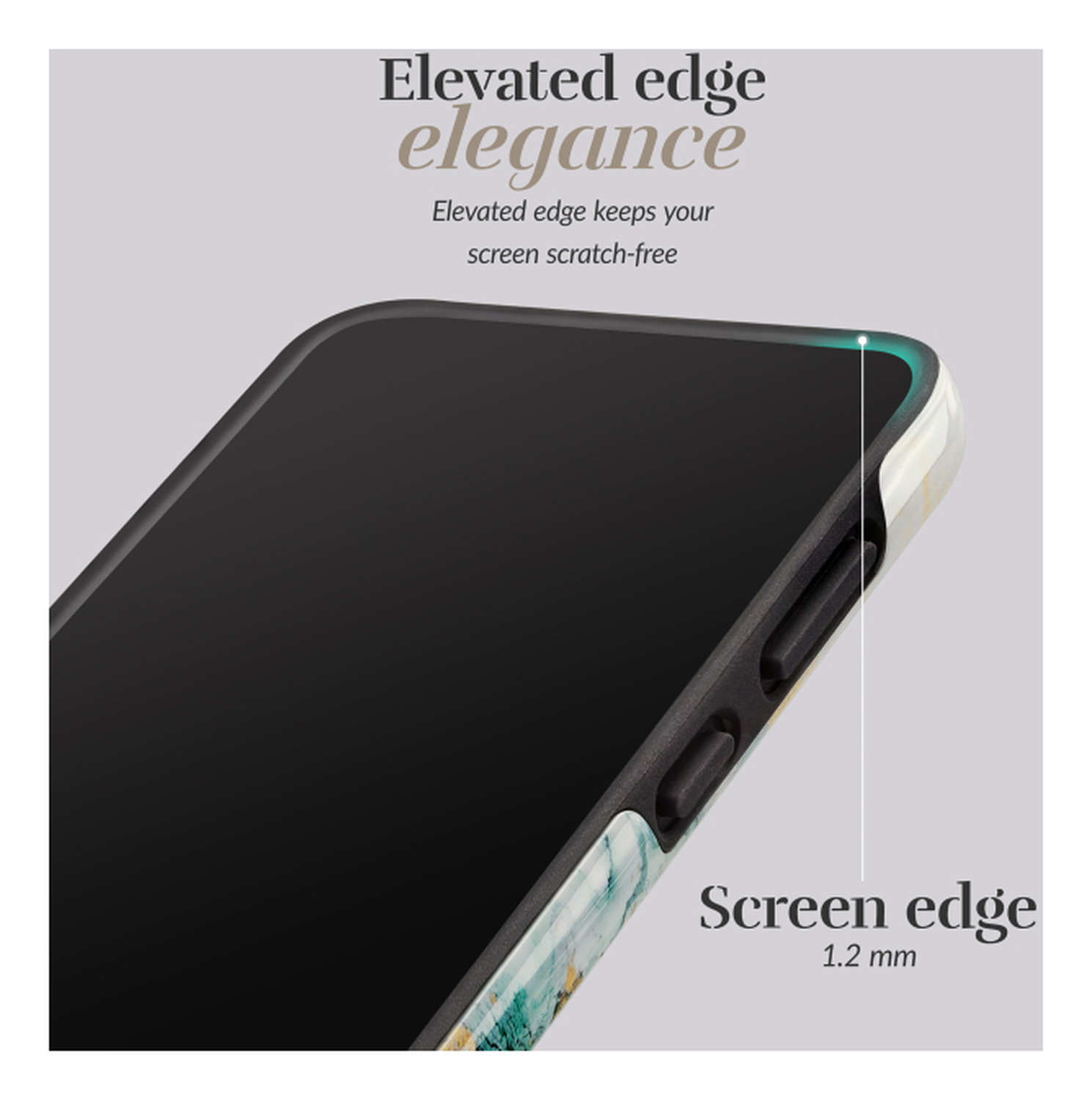 MIO MagSafe Samsung Galaxy S25 FE Hoesje Hard Shell Back Cover Green Marble afbeelding 5