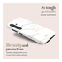 MIO MagSafe Samsung Galaxy S25 FE Hoesje Hard Shell Back Cover White Marble afbeelding 2