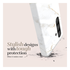MIO MagSafe Samsung Galaxy S25 FE Hoesje Hard Shell Back Cover White Marble afbeelding 4
