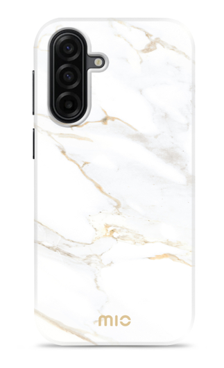 MIO MagSafe Samsung Galaxy A17 Hoesje Hard Shell Back Cover White Marble afbeelding 1