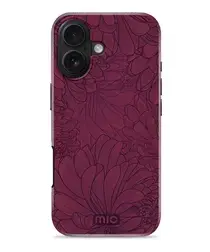 MIO MagSafe iPhone 17 Hoesje Hard Shell Back Cover Berry Blooms afbeelding