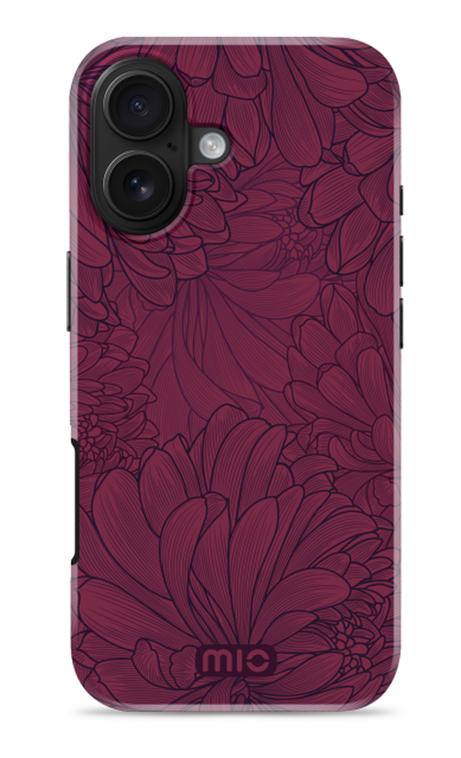 MIO MagSafe iPhone 17 Hoesje Hard Shell Back Cover Berry Blooms afbeelding 1