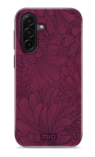 MIO MagSafe Samsung Galaxy A17 Hoesje Hard Shell Back Cover Berry Blooms afbeelding 1