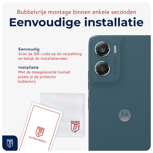 Rosso Motorola Moto G06 / G06 Power Camera Lens Protector Transparant afbeelding 2