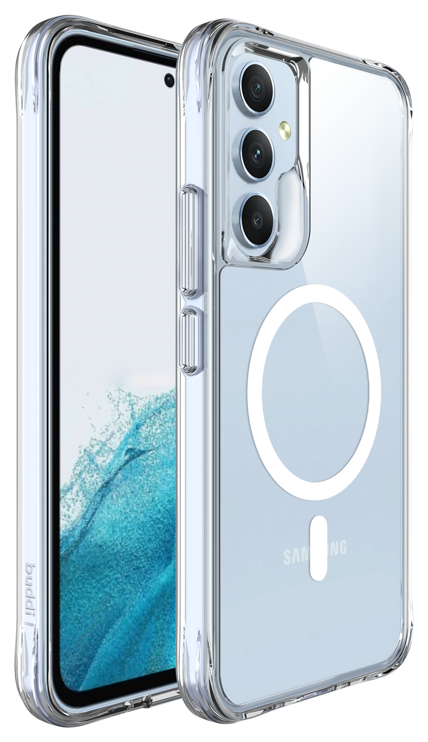 Buddi Core Samsung Galaxy A54 Hoesje MagSafe Back Cover Transparant afbeelding 2