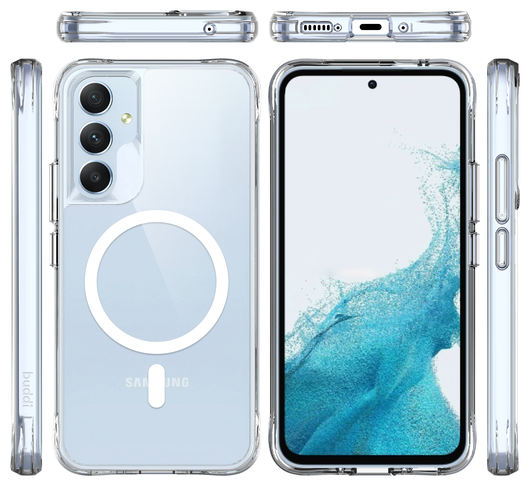 Buddi Core Samsung Galaxy A54 Hoesje MagSafe Back Cover Transparant afbeelding 3