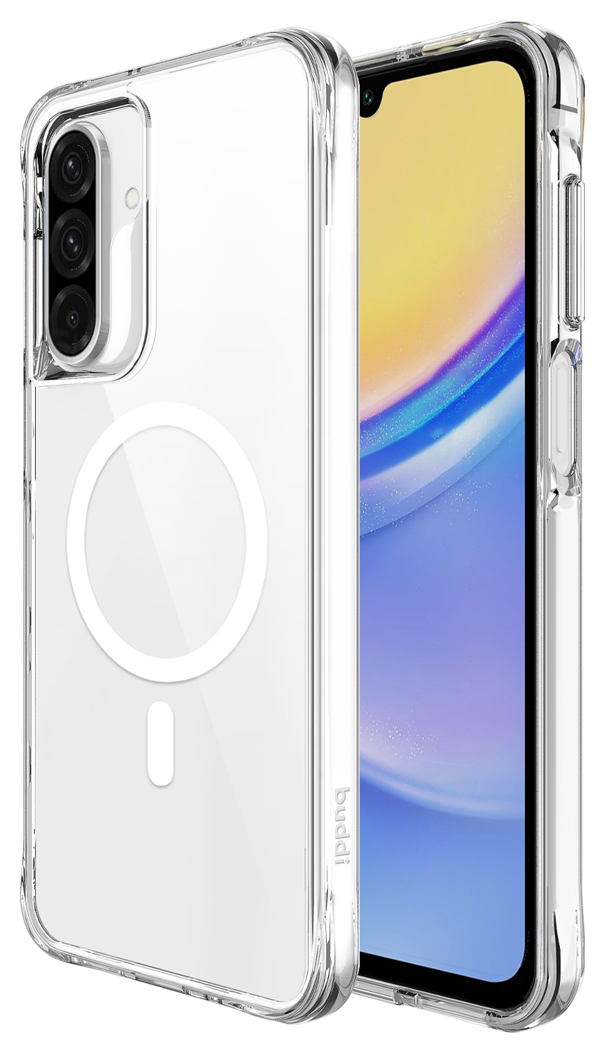 Buddi Core Samsung Galaxy A17 Hoesje MagSafe Back Cover Transparant afbeelding 1