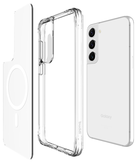 Buddi Core Samsung Galaxy S23 Hoesje MagSafe Back Cover Transparant afbeelding 4