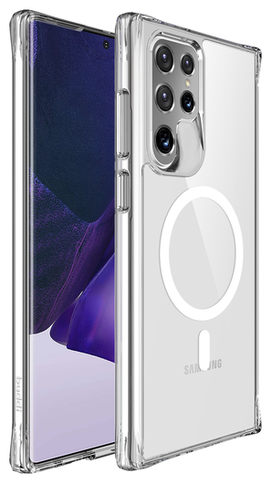 Buddi Core Samsung Galaxy S22 Ultra Hoesje MagSafe Back Cover Transparant afbeelding 2