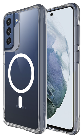 Buddi Core Samsung Galaxy S21 FE Hoesje MagSafe Back Cover Transparant afbeelding 1