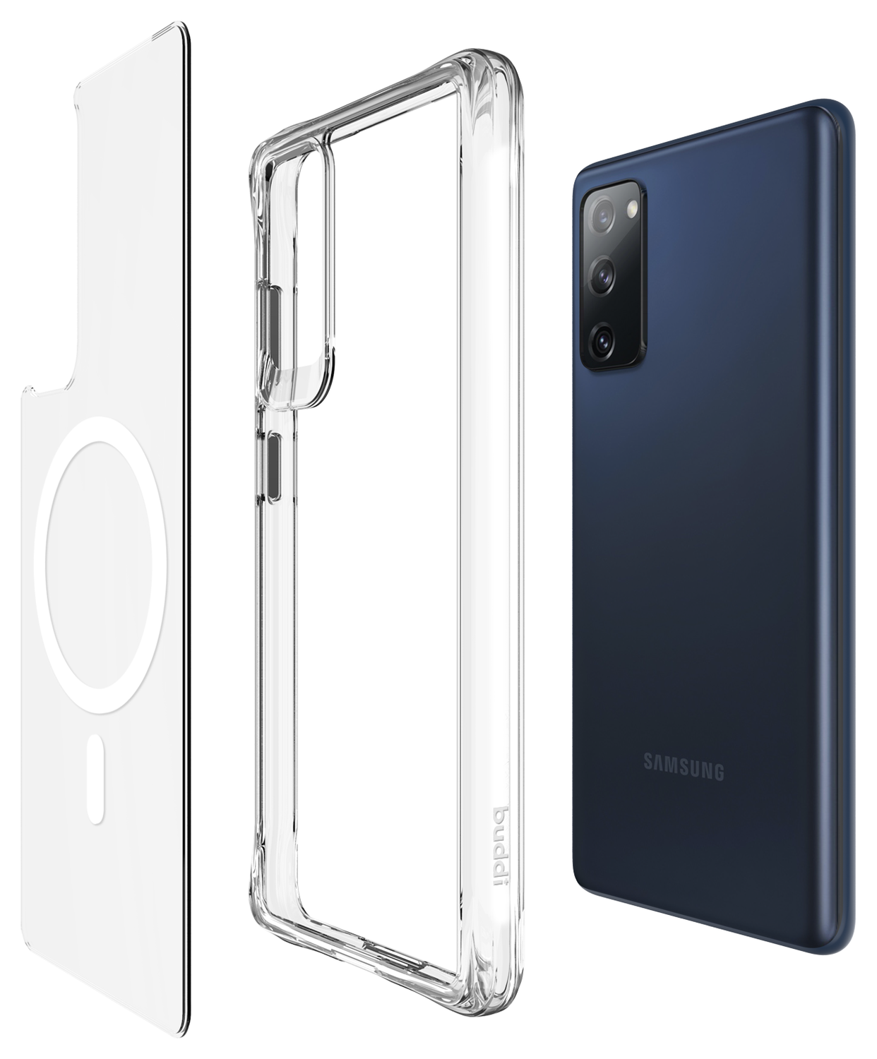 Buddi Core Samsung Galaxy S20 FE Hoesje MagSafe Back Cover Transparant afbeelding 4