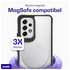 Buddi Hybrid Samsung Galaxy A53 Hoesje MagSafe Back Cover Transparant Zwart afbeelding 3