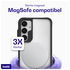 Buddi Hybrid Samsung Galaxy A35 Hoesje MagSafe Back Cover Transparant Zwart afbeelding 3