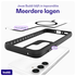 Buddi Hybrid Samsung Galaxy A35 Hoesje MagSafe Back Cover Transparant Zwart afbeelding 7
