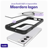 Buddi Hybrid Samsung Galaxy S22 Plus Hoesje MagSafe Back Cover Transparant Zwart afbeelding 7