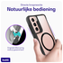 Buddi Hybrid Samsung Galaxy S21 Hoesje MagSafe Back Cover Transparant Zwart afbeelding 4