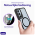 Buddi Hybrid Samsung Galaxy A54 Hoesje MagSafe Back Cover Matte Zwart afbeelding 5