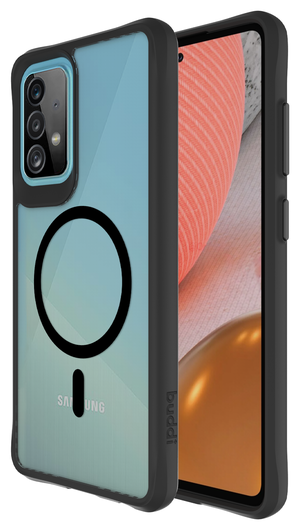 Buddi Hybrid Samsung Galaxy A52 / A52s Hoesje MagSafe Back Cover Matte Zwart afbeelding 1