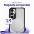 Buddi Hybrid Samsung Galaxy A35 Hoesje MagSafe Back Cover Matte Zwart afbeelding 3