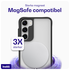 Buddi Hybrid Samsung Galaxy S23 Plus Hoesje MagSafe Back Cover Matte Zwart afbeelding 3