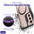 Buddi Hybrid Samsung Galaxy S21 Hoesje MagSafe Back Cover Matte Zwart afbeelding 2