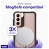 Buddi Hybrid Samsung Galaxy S21 Hoesje MagSafe Back Cover Matte Zwart afbeelding 3