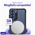 Buddi Hybrid Samsung Galaxy S21 FE Hoesje MagSafe Back Cover Matte Zwart afbeelding 3