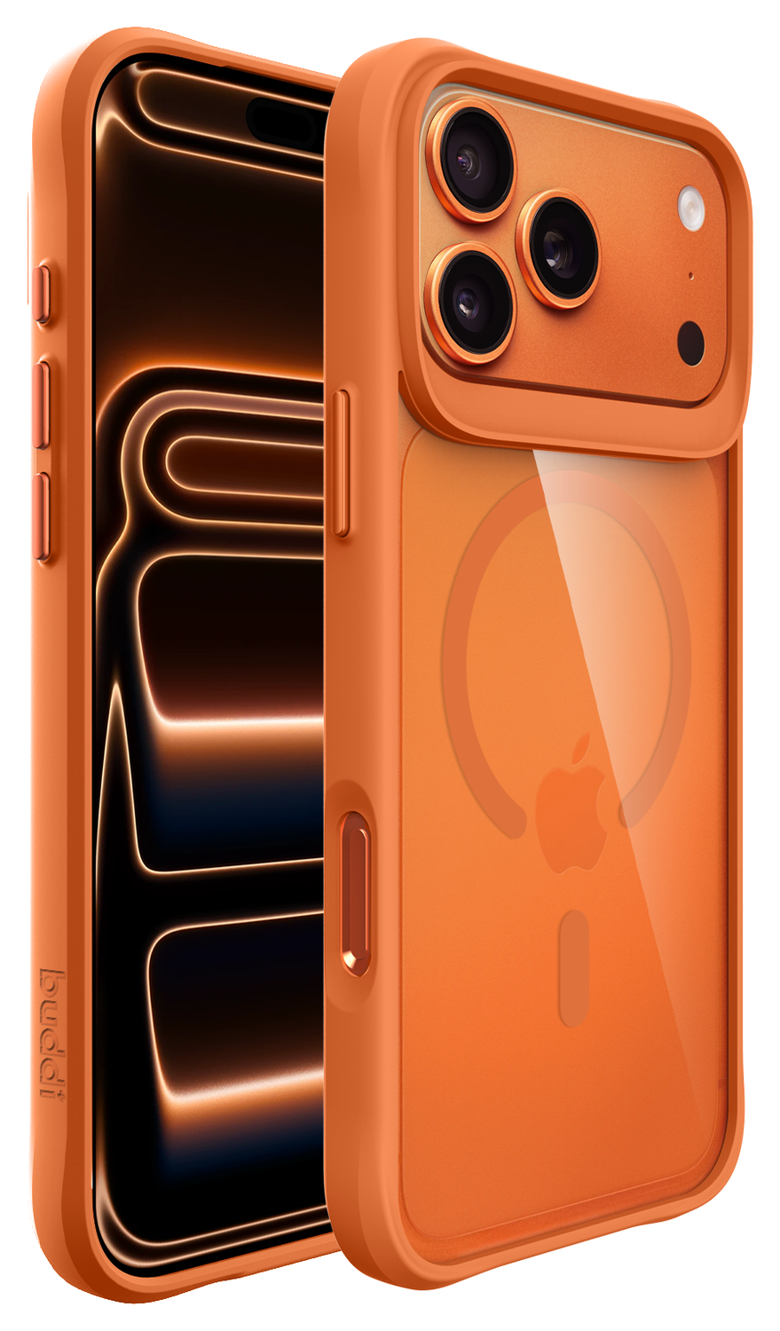 Buddi Hybrid iPhone 17 Pro Max Hoesje MagSafe Back Cover Matched Oranje afbeelding 8