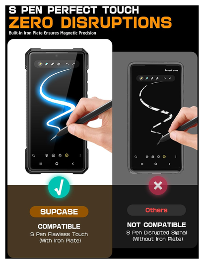 SUPCASE UB Grip Samsung Galaxy S25 Ultra Hoesje MagSafe / Qi2 Kickstand Wit afbeelding 9