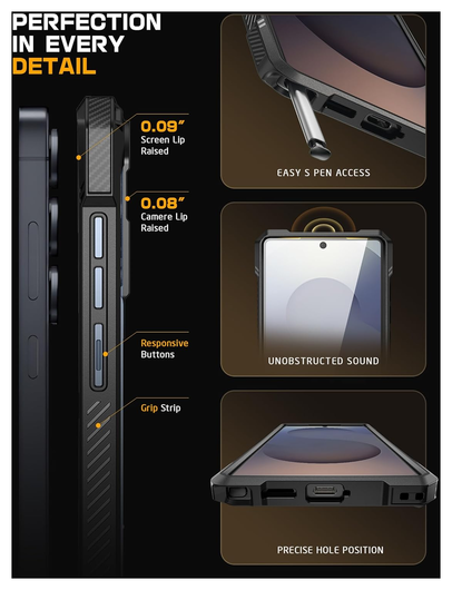 SUPCASE UB Grip Samsung Galaxy S25 Ultra Hoesje MagSafe / Qi2 Kickstand Blauw afbeelding 8