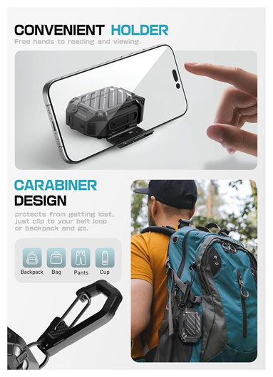 SUPCASE UB Pro AirPods Pro 3 Hoesje MagSafe Case Waterdicht Zwart afbeelding 6