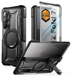 SUPCASE UB Grip Samsung Galaxy Z Fold 7 Hoesje MagSafe Full Protect Zwart afbeelding