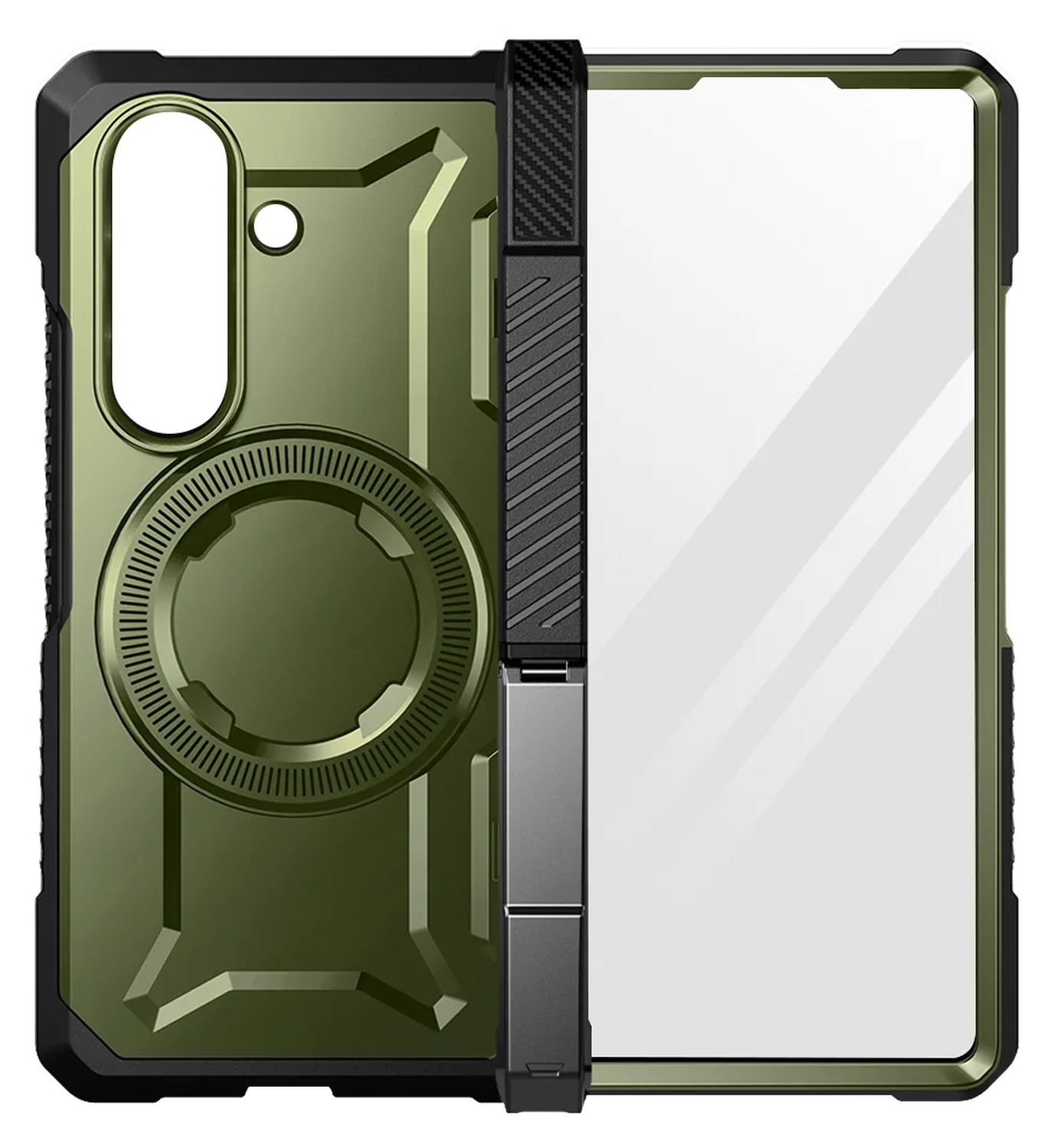 SUPCASE UB Grip Samsung Galaxy Z Fold 7 Hoesje MagSafe Full Protect Groen afbeelding 12