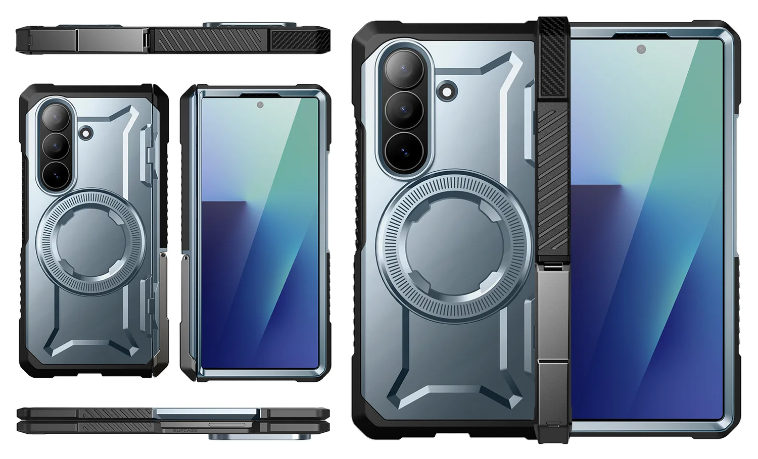 SUPCASE UB Grip Samsung Galaxy Z Fold 7 Hoesje MagSafe Full Protect Blauw afbeelding 10