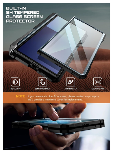 SUPCASE UB Grip Samsung Galaxy Z Fold 7 Hoesje MagSafe Full Protect Blauw afbeelding 5