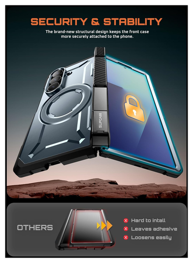 SUPCASE UB Grip Samsung Galaxy Z Fold 7 Hoesje MagSafe Full Protect Blauw afbeelding 6