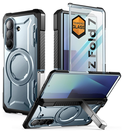 SUPCASE UB Grip Samsung Galaxy Z Fold 7 Hoesje MagSafe Full Protect Blauw afbeelding