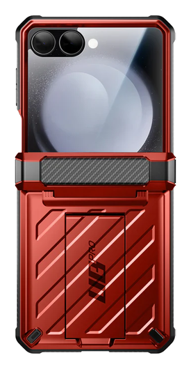 SUPCASE UB Pro Samsung Galaxy Z Flip 7 Hoesje Full Protect Kickstand Rood afbeelding 12