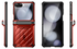 SUPCASE UB Pro Samsung Galaxy Z Flip 7 Hoesje Full Protect Kickstand Rood afbeelding 11