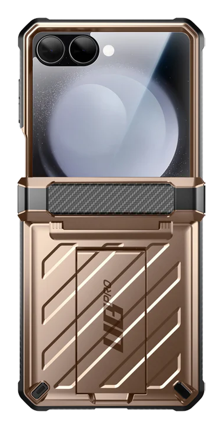 SUPCASE UB Pro Samsung Galaxy Z Flip 7 Hoesje Full Protect Kickstand Goud afbeelding 10