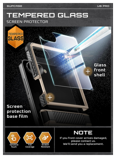 SUPCASE UB Pro Samsung Galaxy Z Flip 7 Hoesje Full Protect Kickstand Goud afbeelding 6