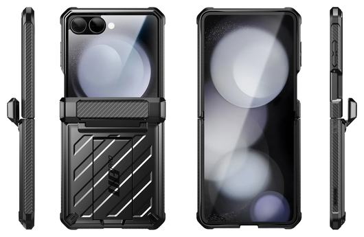 SUPCASE UB Grip Samsung Galaxy Z Flip 7 Hoesje MagSafe Full Protect Zwart afbeelding 11